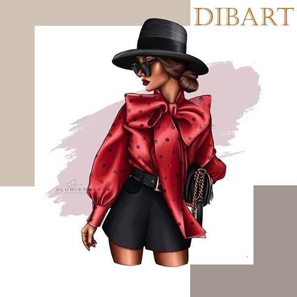 تصویر ساز مد Fashion Illustration