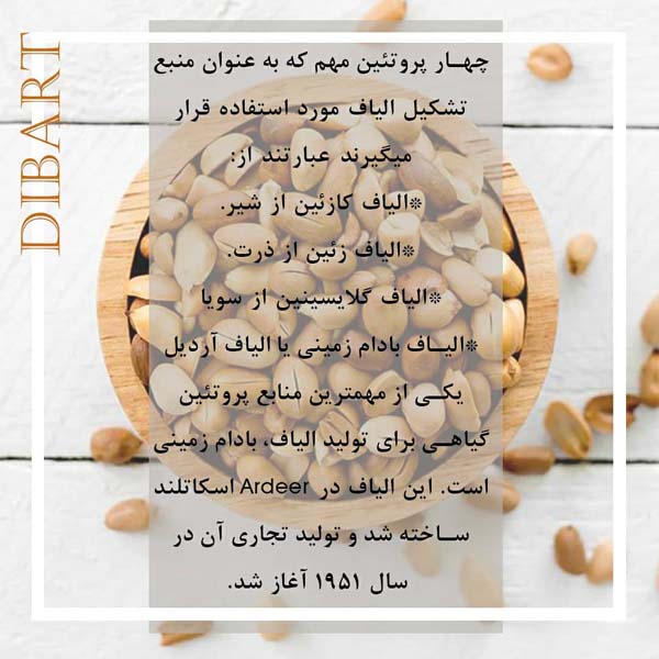 الیاف بادام زمینی