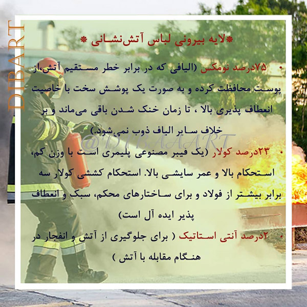 الیاف لباس آتش نشان