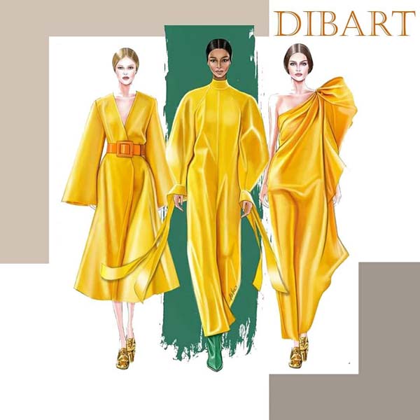 تصویر ساز مد Fashion Illustration