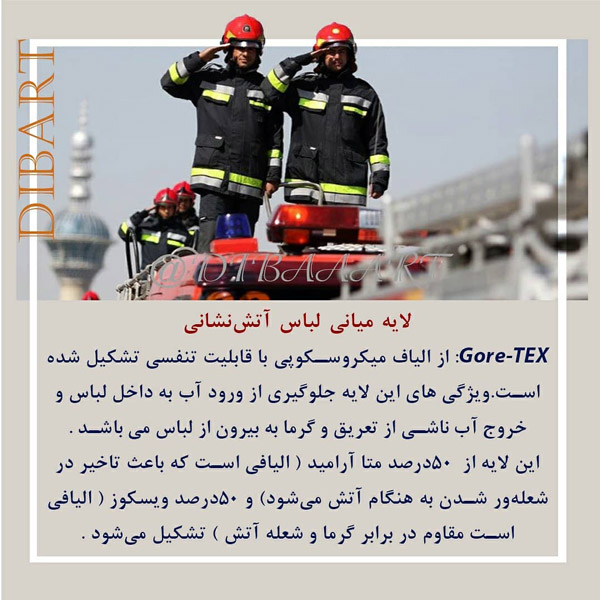 الیاف لباس آتش نشان