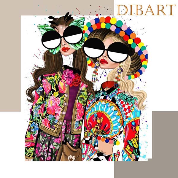 تصویر ساز مد Fashion Illustration