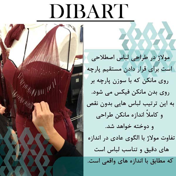 کاربرد مولاژ در لباس